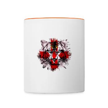 Northern Ireland - Contrasting Mug - white/orange - Front