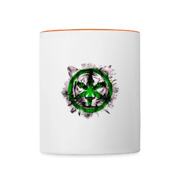 Padania - Contrasting Mug - white/orange - Front
