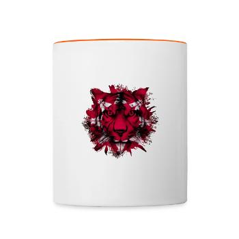 Lakota - Contrasting Mug - white/orange - Front