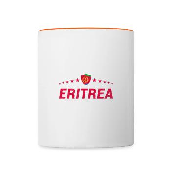 Eritrea - Tasse zweifarbig - Weiß/Orange - Vorne