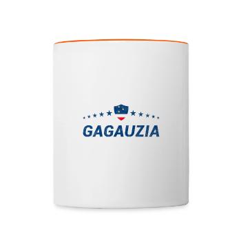 Gagauzia - Contrasting Mug - white/orange - Front