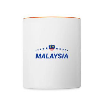 Malaysia - Contrasting Mug - white/orange - Front