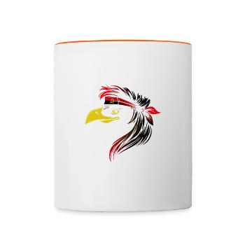 Angola - Contrasting Mug - white/orange - Front