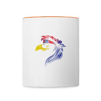 Cuba - Mug contrasté - blanc/orange - Devant