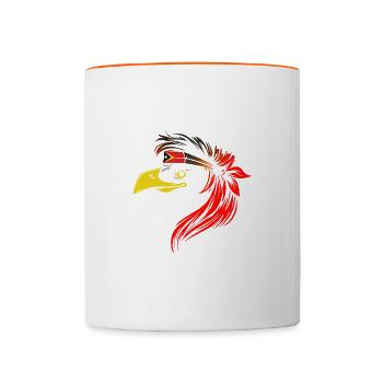 Timor oriental - Mug contrasté - blanc/orange - Devant