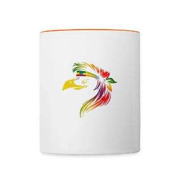 Ethiopia - Contrasting Mug - white/orange - Front
