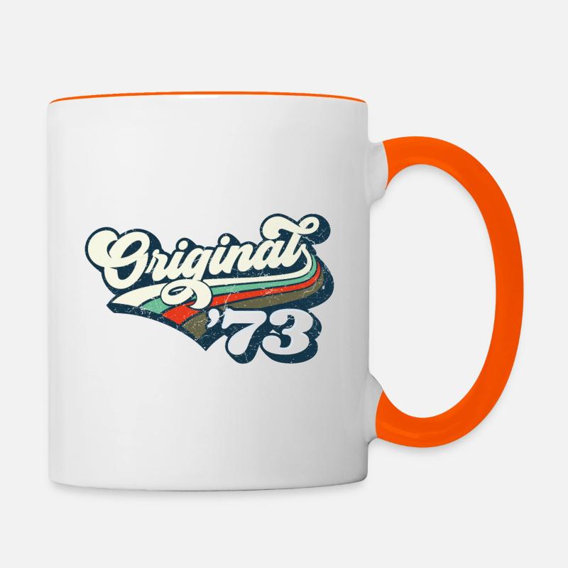 Original '73 - Contrasting Mug - white/orange
