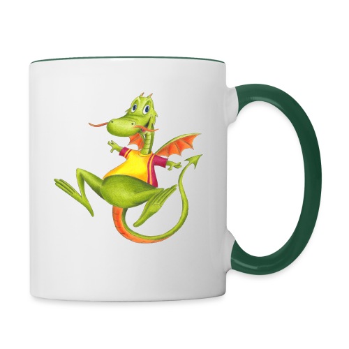 little dragon - Tasse zweifarbig