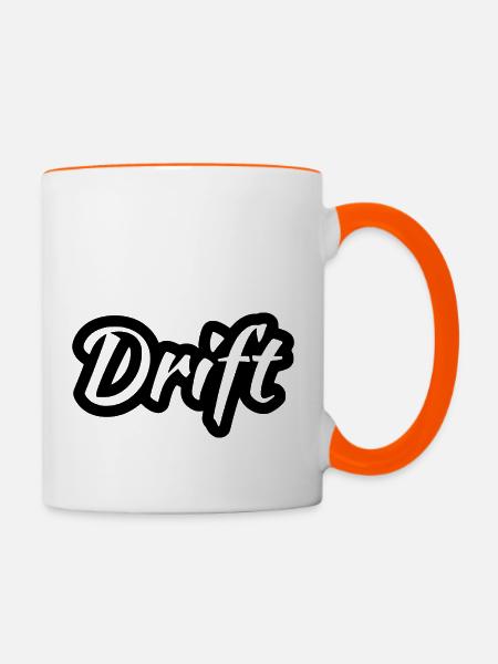Drift - Tasse zweifarbig - Weiß/Orange