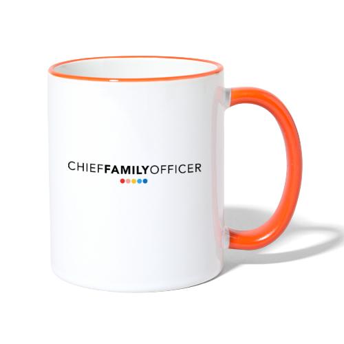 ChiefFamilyOfficer by made4families - Tasse zweifarbig