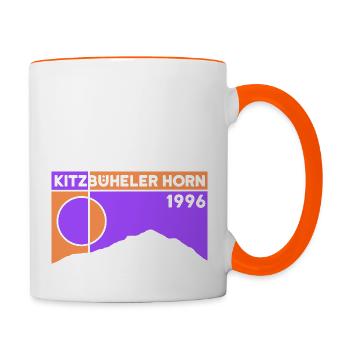 Kitzbüheler Horn Hike Kitzbühel Alps Austria - Contrasting Mug - white/orange - Right