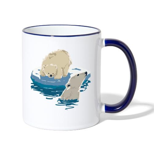 Polar bears - Contrasting Mug