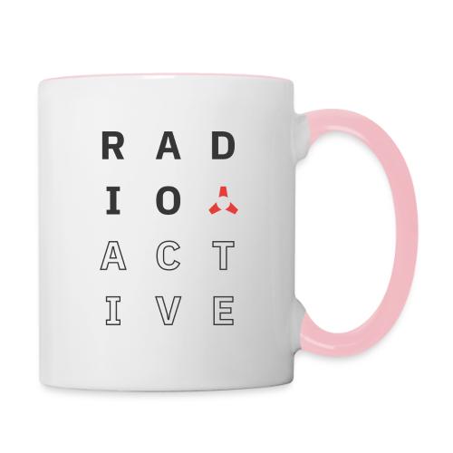 Radio Active vertical noir - Mug contrasté