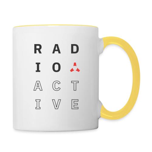 Radio Active vertical noir - Mug contrasté