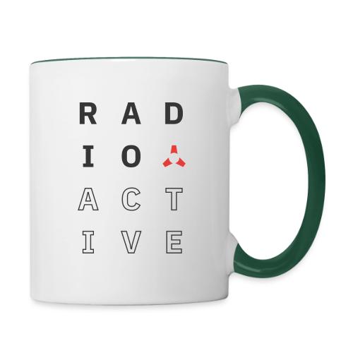 Radio Active vertical noir - Mug contrasté