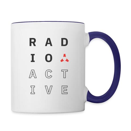 Radio Active vertical noir - Mug contrasté
