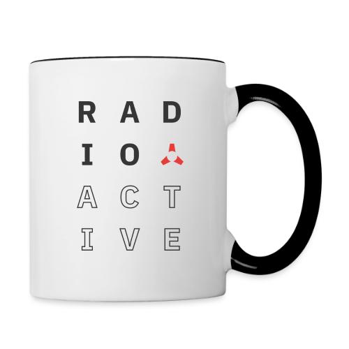 Radio Active vertical noir - Mug contrasté