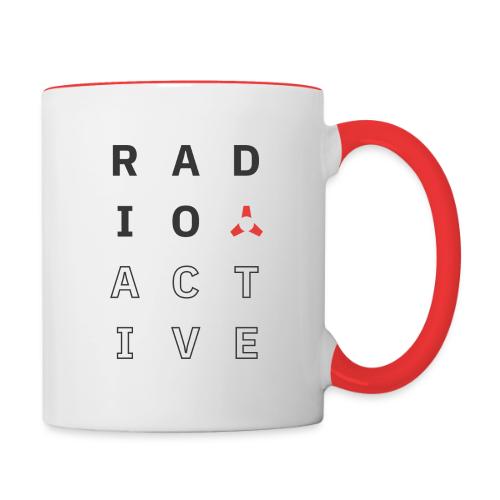 Radio Active vertical noir - Mug contrasté