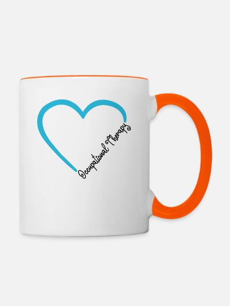 Ergotherapeut Occupational Therapy - Tasse zweifarbig - Weiß/Orange