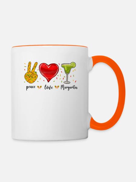 Cinco De Mayo - Tasse zweifarbig - Weiß/Orange