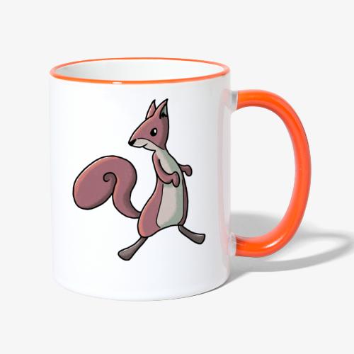 Eichhörnchen - Tasse zweifarbig
