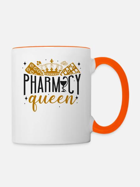 Pharmacy Tech Technician - Tasse zweifarbig - Weiß/Orange