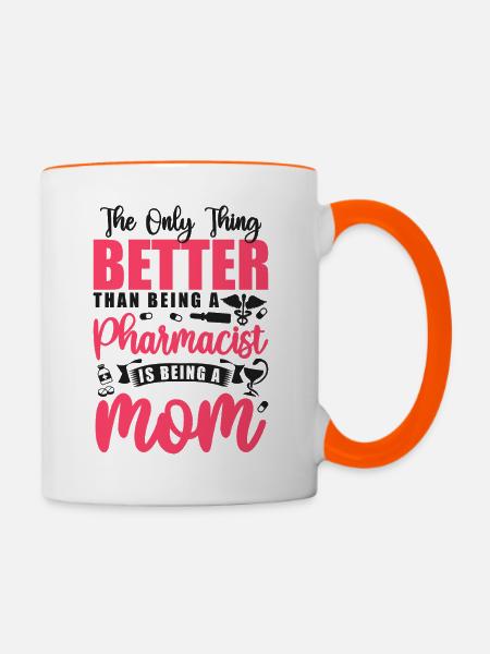 Pharmacy Tech Technician - Tasse zweifarbig - Weiß/Orange