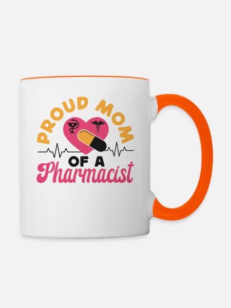 Pharmacy Tech Technician - Tasse zweifarbig - Weiß/Orange