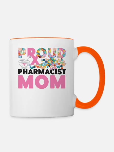 Pharmacy Tech Technician - Tasse zweifarbig - Weiß/Orange