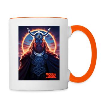 WOTAN - YOUR LIGHT IN YOUR DARKNESS - Tasse zweifarbig - Weiß/Orange - Rechts