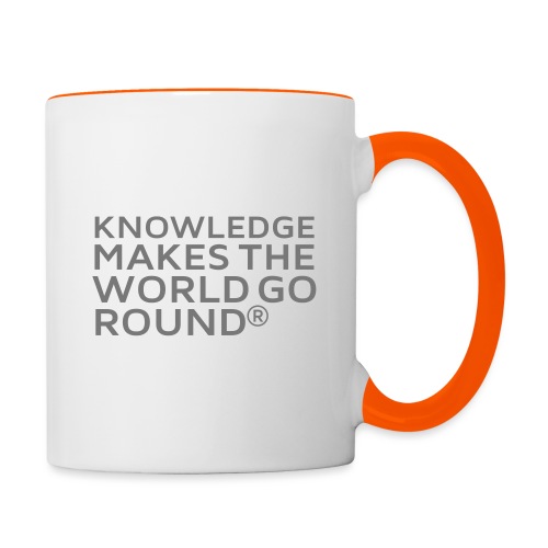Knowledge - Tasse zweifarbig