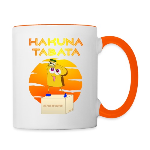 Hakuna Tabata ! No Pain No Tartine - Mug contrasté