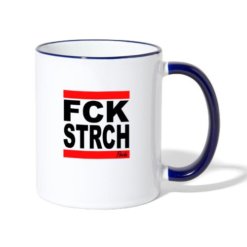 FCK STRCH - Tasse zweifarbig