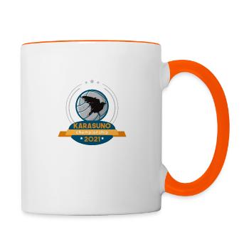 Karasuno Champions 2021 - Contrasting Mug - white/orange - Right