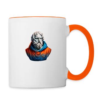 Socrates - Contrasting Mug - white/orange - Right