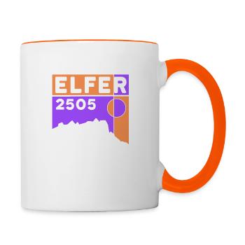 Elfer Berg Elferspitze Hike Normalweg Tirol - Contrasting Mug - white/orange - Right