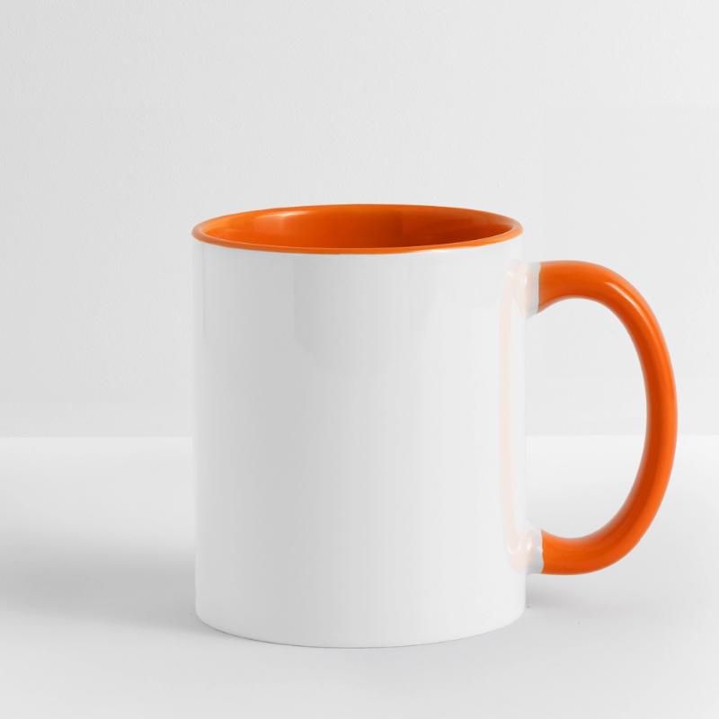 Bogenbogen Tasse zweifarbig