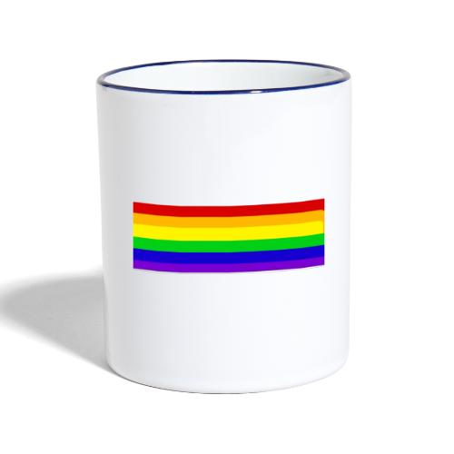 Rainbow - Tasse zweifarbig