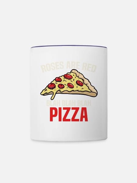 funny valentine - Tasse zweifarbig - Weiß/Kobaltblau