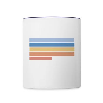 Oklahoma - Contrasting Mug - white/cobalt blue - Front