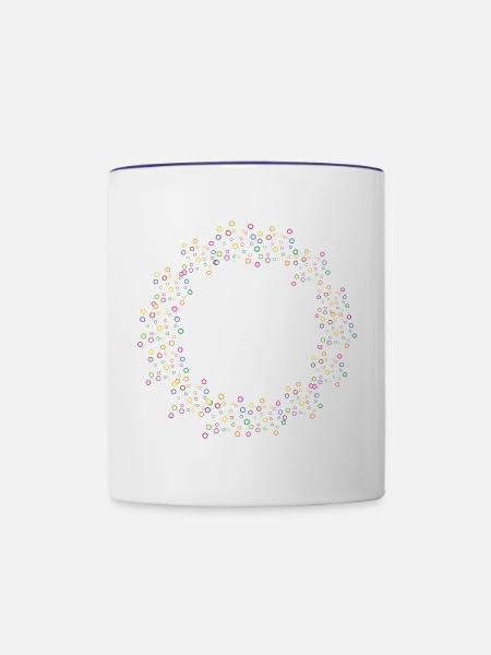 SPRUDEL Sonne - Tasse zweifarbig - Weiß/Kobaltblau