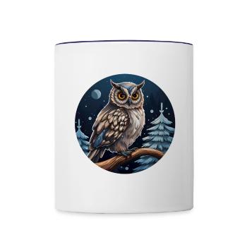 ❄ Winter Guardian - Contrasting Mug - white/cobalt blue - Front
