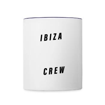 Ibiza Crew Anchor Palm Tree Holidays - Contrasting Mug - white/cobalt blue - Front