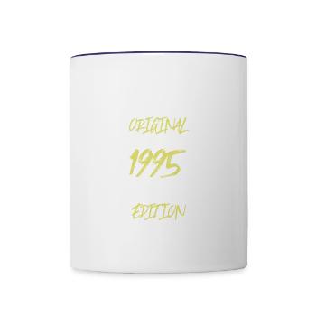 1995 limited edition - Tasse zweifarbig - Weiß/Kobaltblau - Vorne