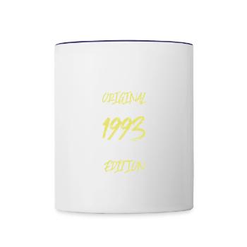 1993 Limited Edition - Contrasting Mug - white/cobalt blue - Front