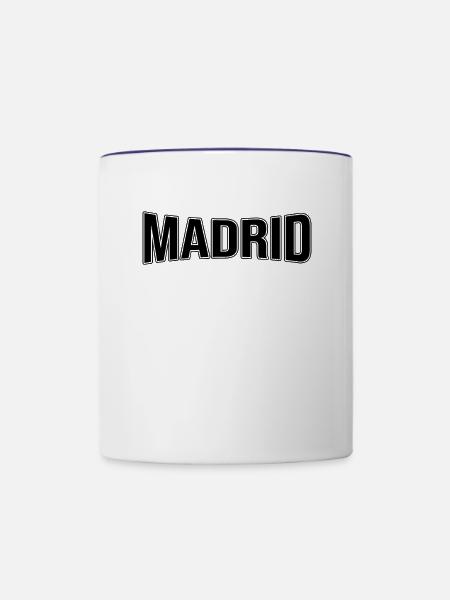 Madrid - Tasse zweifarbig - Weiß/Kobaltblau