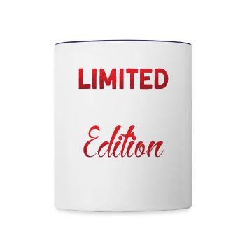Vintage 1989 Retro Bitrthday Limited Edition - Contrasting Mug - white/cobalt blue - Front