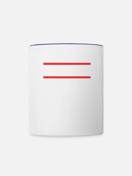 Stolbergerin Stolberger Stolberg - Tasse zweifarbig - Weiß/Kobaltblau