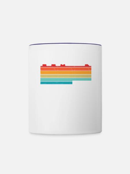 Hamelnerin Hamelner Hameln - Tasse zweifarbig - Weiß/Kobaltblau