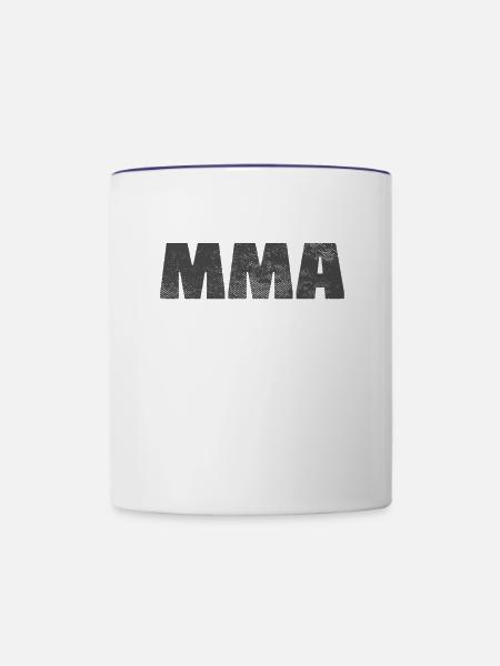 Kampfsport - Tasse zweifarbig - Weiß/Kobaltblau